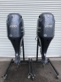 USED 2015 Pair Yamaha F200XCA 4-Stroke Outboard Motors For Sale